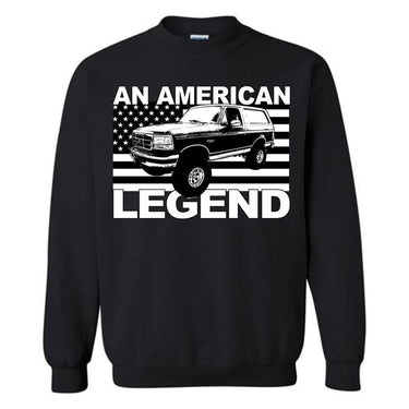 1988-1997 Ford Bronco Hoodie Sweatshirt from Aggressive Thread